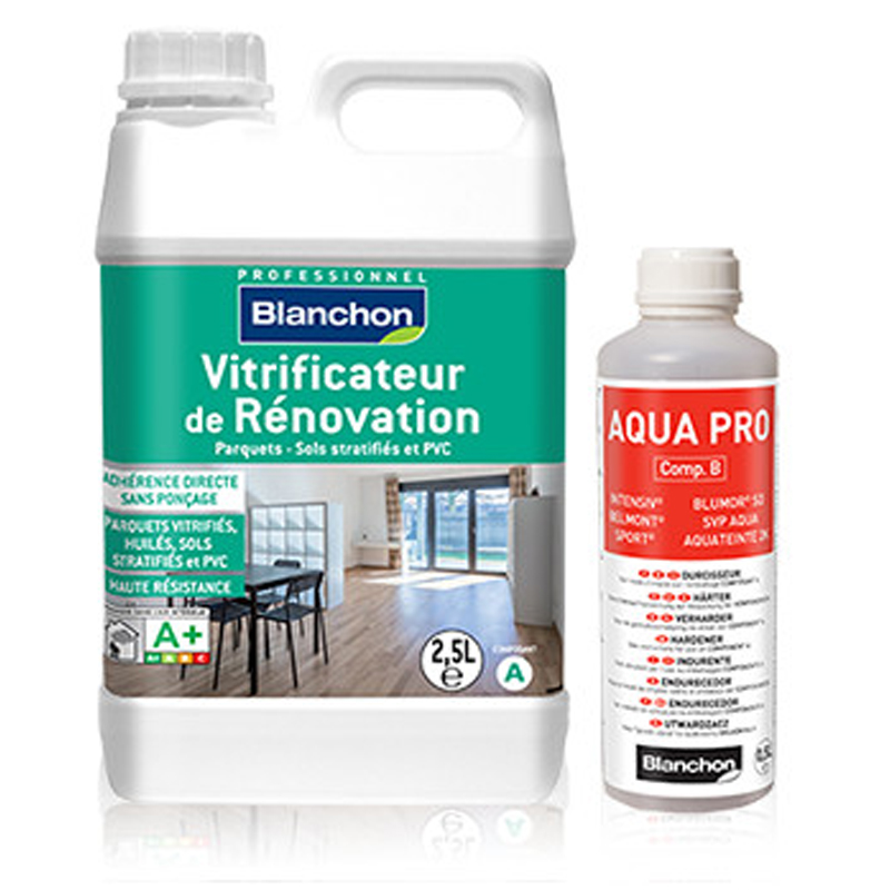 Vitrificateur de Rénovation Mat 2.5L + Durcisseur 0.25L