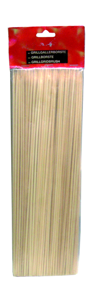 100 brochettes en bois pour barbecue et grillades