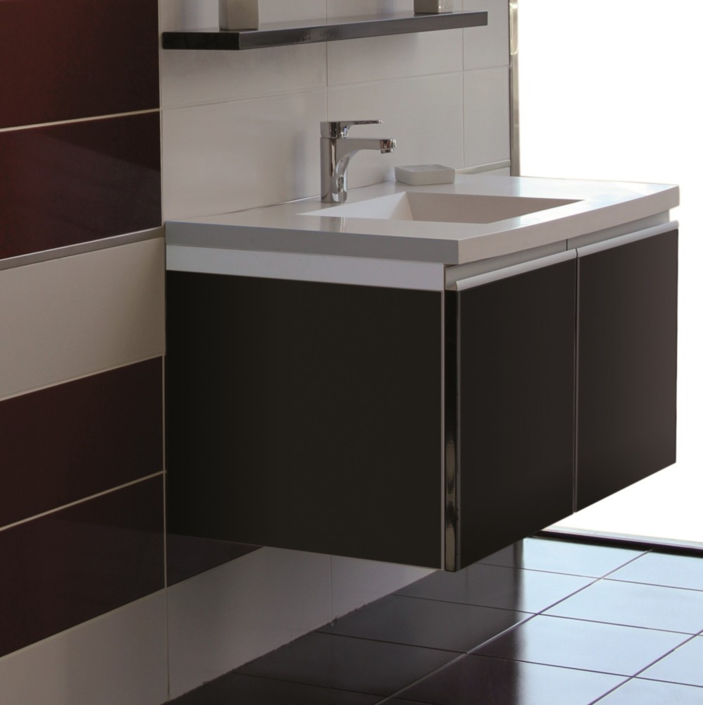 Adhésif Décoratif Mat Uni Noir 45 cm x 2 m