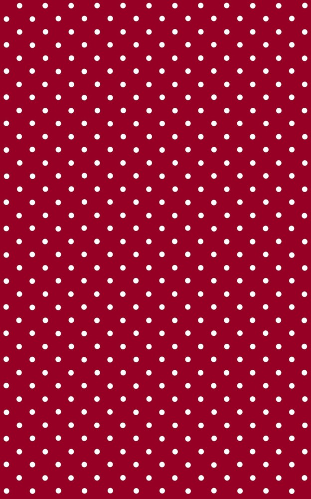 Adhésif Décoratif pois blanc-rouge 45cmx2m