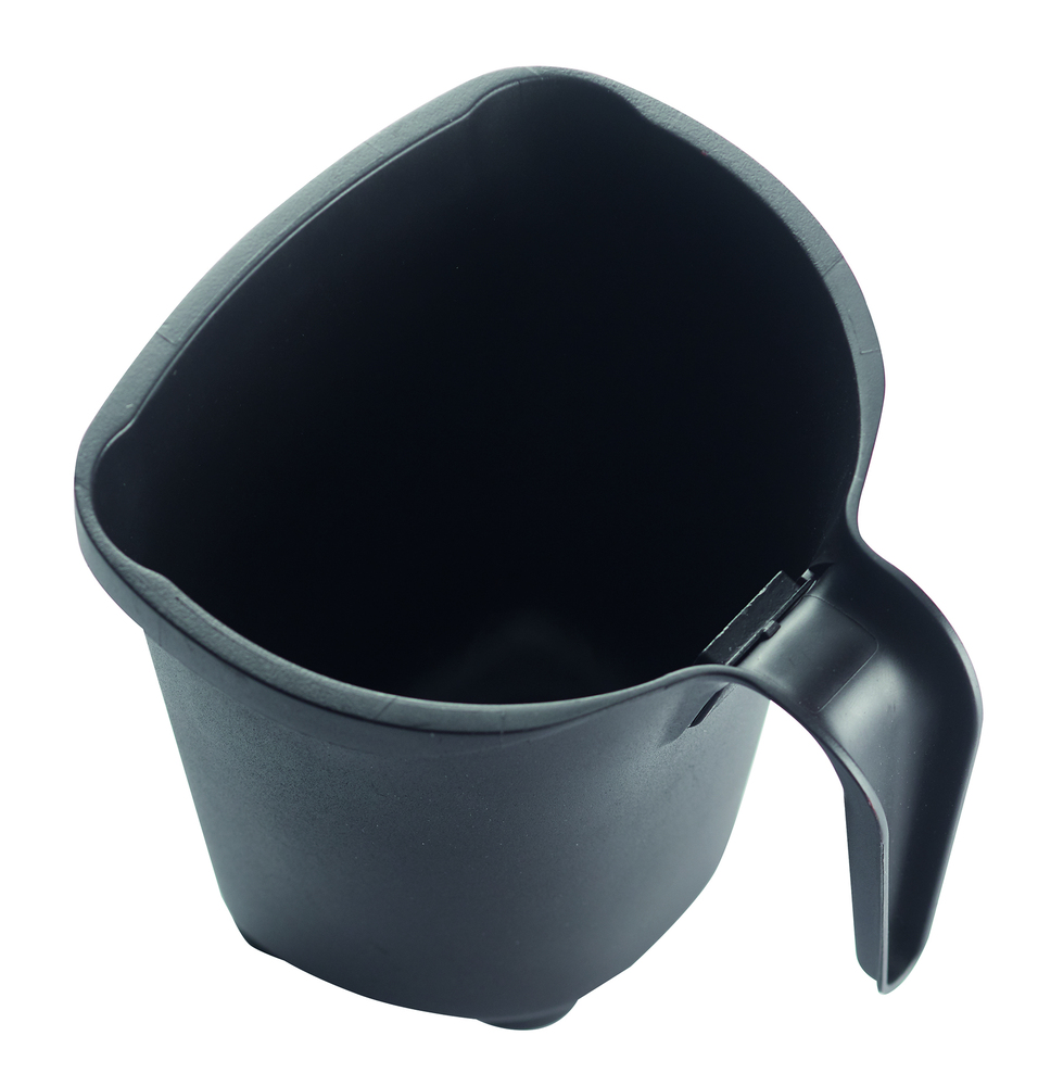 Bac à peinture 1L en plastique, avec poignée ergonomique et porte-pinceau intégré