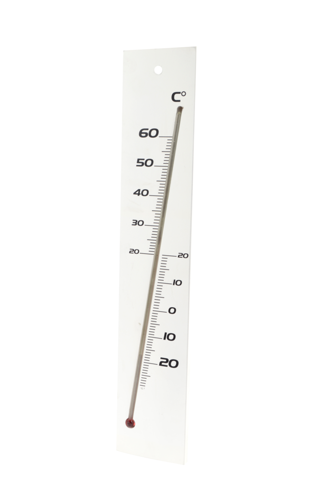  Thermomètre Medium Blanc 40 cm