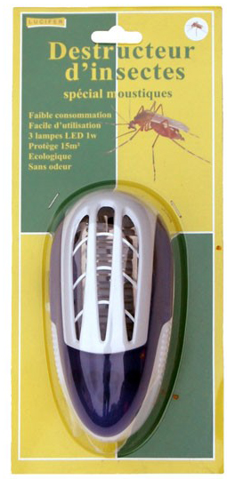 Destructeur d'Insectes à LED à Brancher 220V