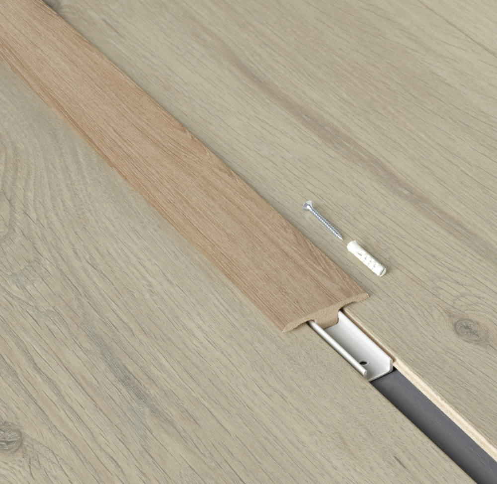 Barre de jonction Charme Light Naturel pour parquets et stratifiés, aspect bois naturel