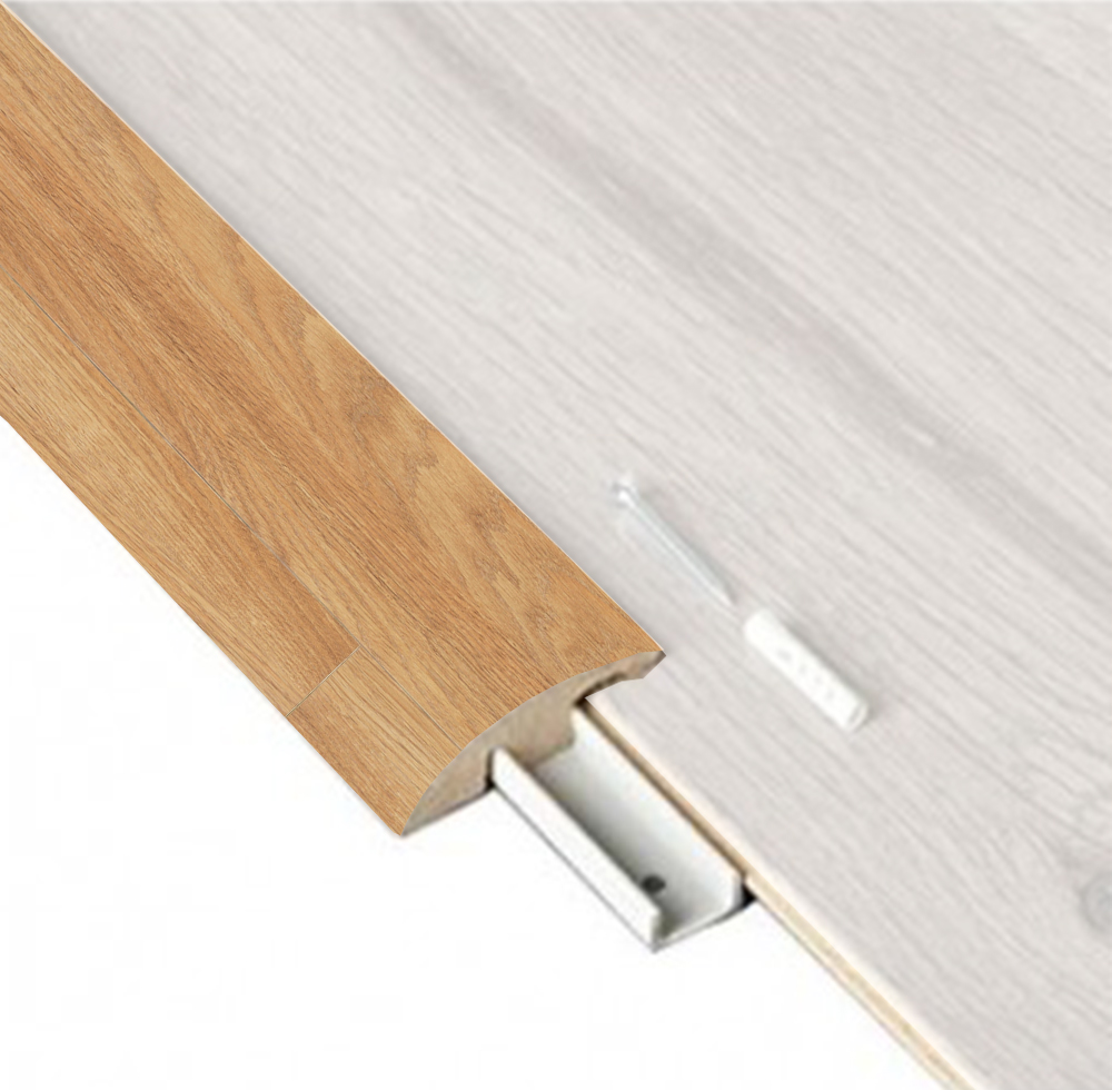 Barre de seuil Gazelle Bouleau pour parquets et stratifiés, aspect bois clair, idéale pour jonction de sols.