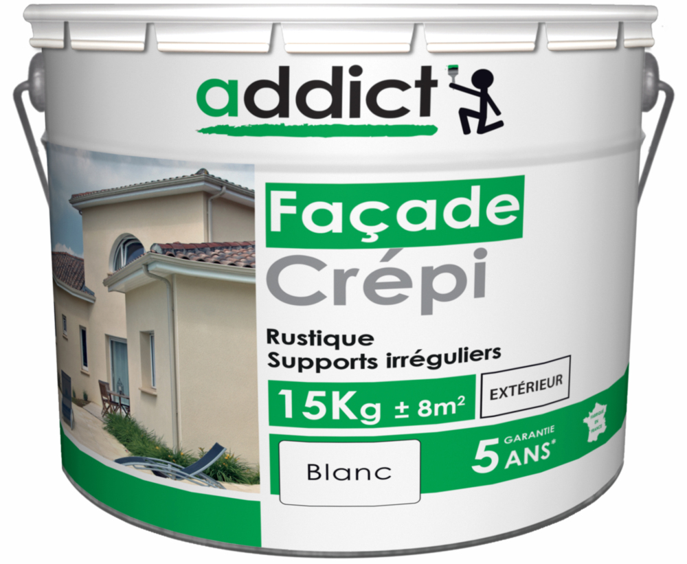 Addict Façade Crépi Blanc