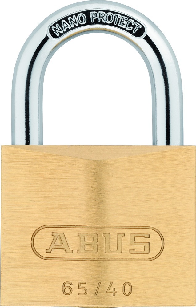 Cadenas à clé en laiton massif de 40 mm, idéal pour sécuriser portes et portails