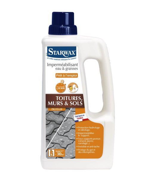 Imperméabilisant Toiture Murs et Sols Eau & Graisse 1L