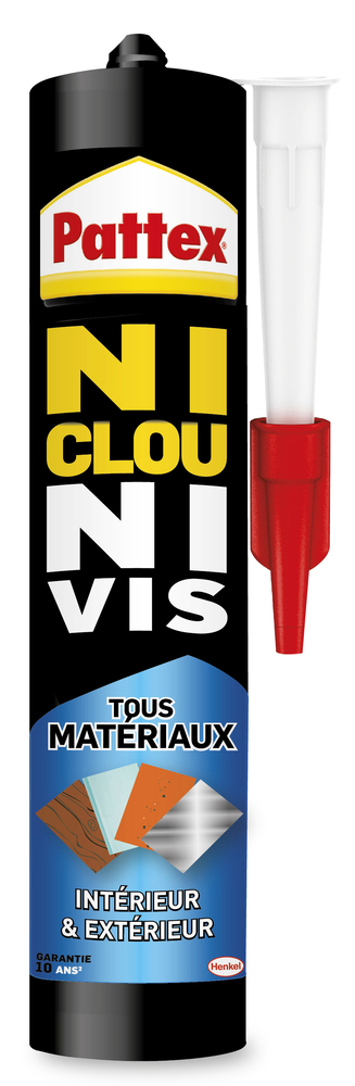Cartouche de colle de fixation NCNV tous matériaux intérieur et extérieur 450 g
