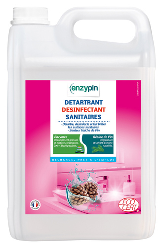 Enzypin Détartrant Désinfectant Sanitaires 5L