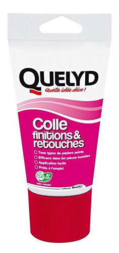 Colle Finitions & Retouches pour papier peint en tube de 100 g pour réparations précises