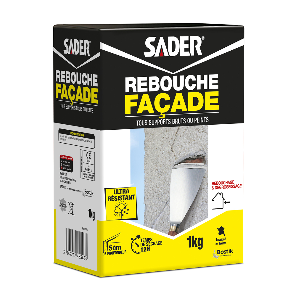 Enduit rebouchage façade 1kg