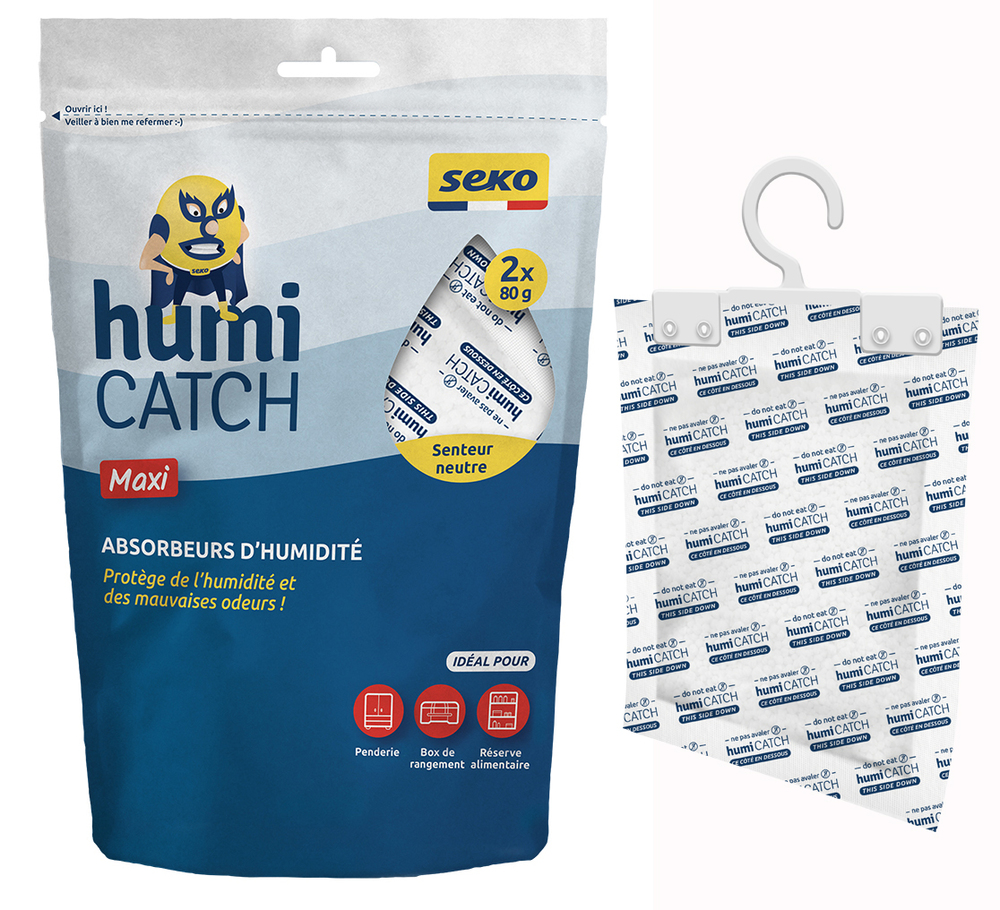 Humicatch Absorbeurs Maxi 80 g Paquet de 2 Sachets
