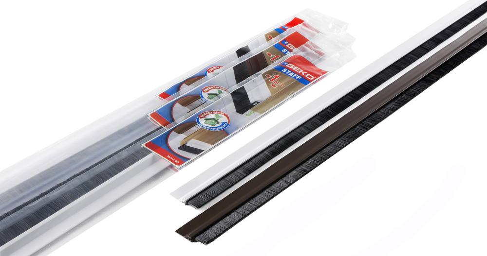 Bas de Porte Adhésif PVC Avec Brosse 100 cm Sachet Accrochable