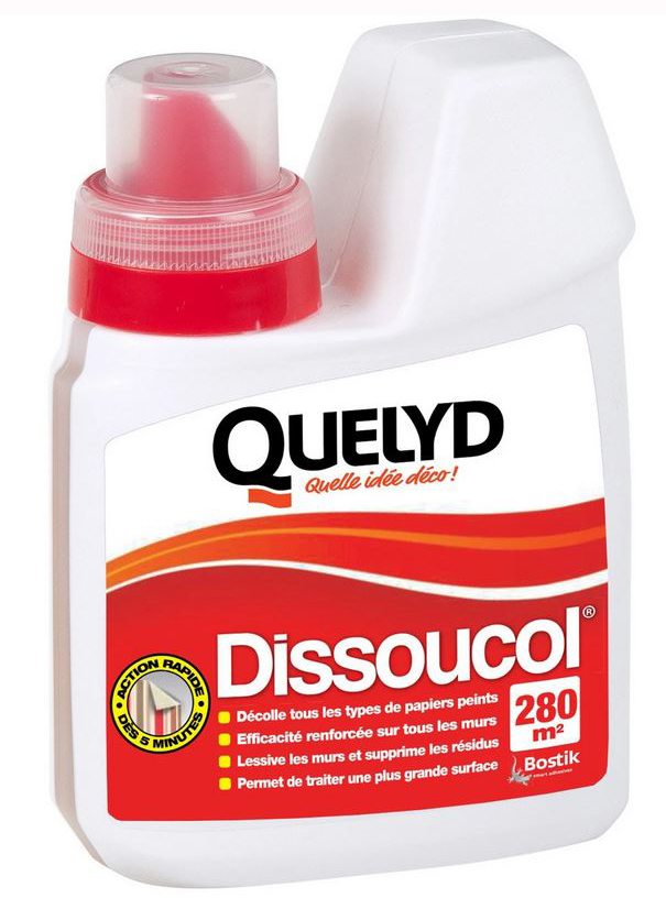 Décolleur Dissoucol 500 ml pour éliminer les traces de colles et adhésifs.