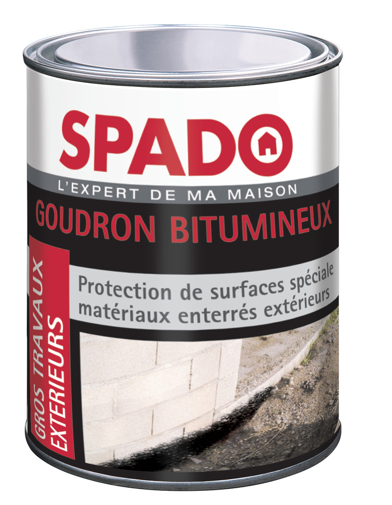 Bitume peinture noir 1L produits chimiques revêtements-JC87656