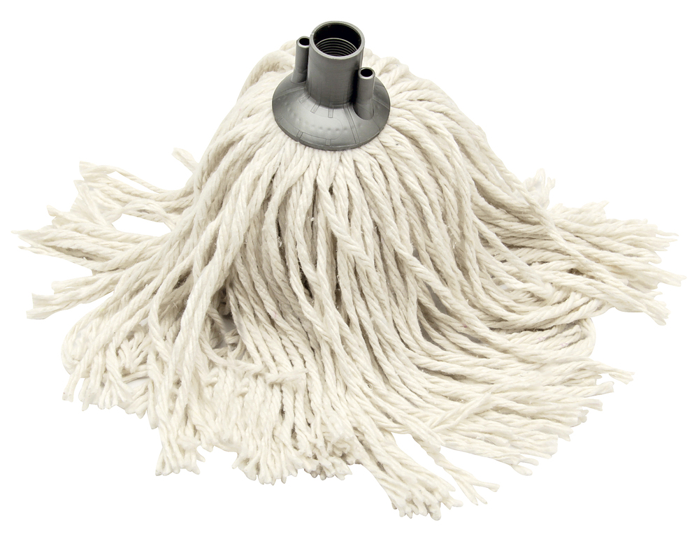 Serpillière à franges écrue pour le nettoyage des sols