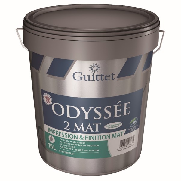 Pot de peinture intérieure Odyssée 2 Mat finition mate