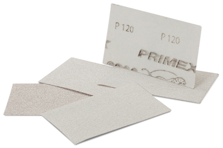 Feuilles abrasives garnissantes LR590 Autoclean 72 x 123 mm, lot de 50, pour ponçage et traitement anti-encrassement.