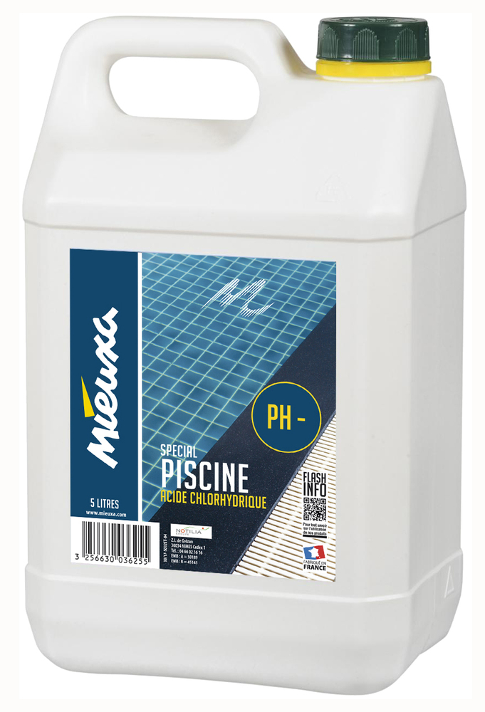 Acide Chlorhydrique Spécial Piscine 5L