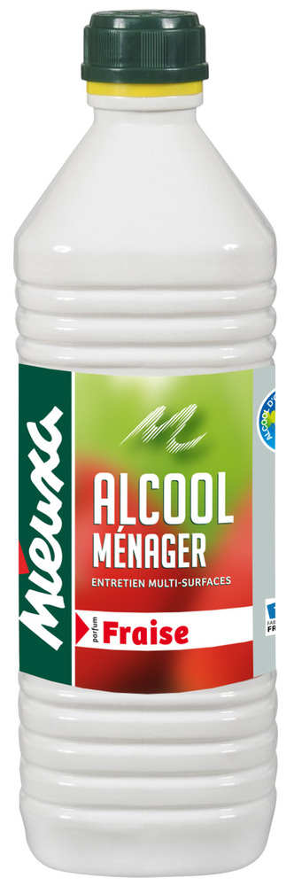 Alcool Ménager Parfumé Fraise 1L