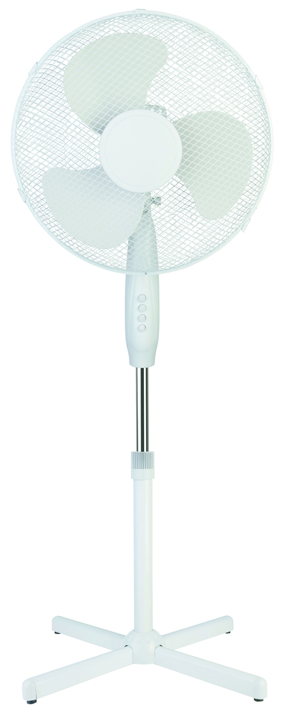 Ventilateur sur Pied 55W Ø40 cm Blanc