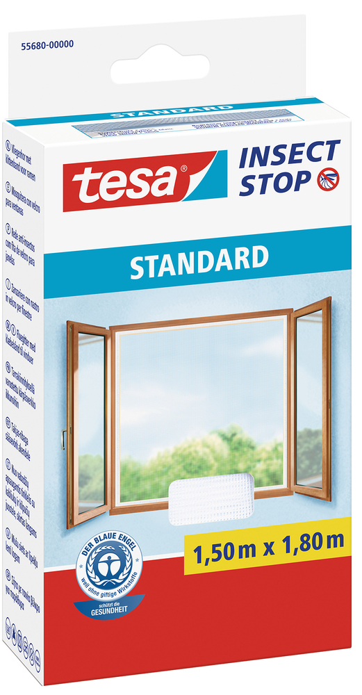 Moustiquaire de Fenêtre Standard 1.5 m x 1.8 m Blanche