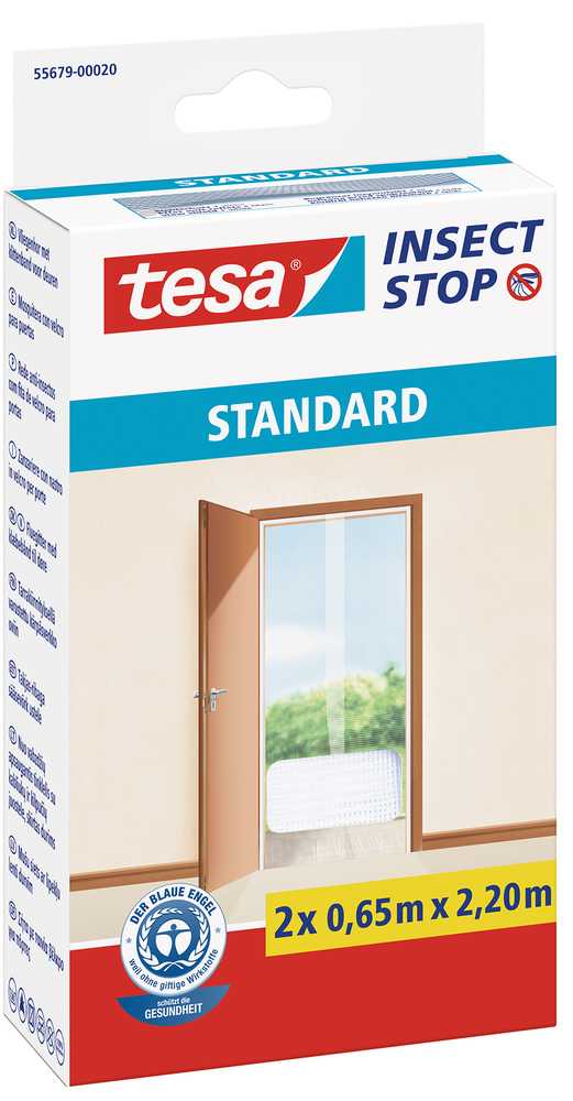 Moustiquaires de Porte Standard 2.20 m x 0.65 m Lot de 2