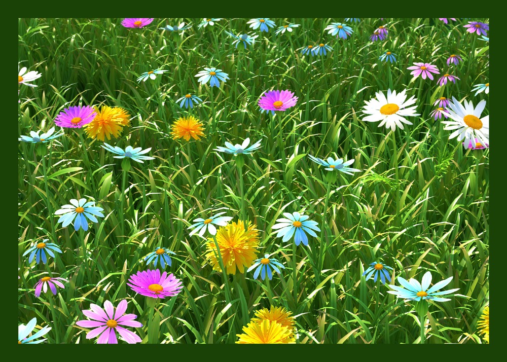 Tapis Création Grassfiel Green 50 x 80 cm