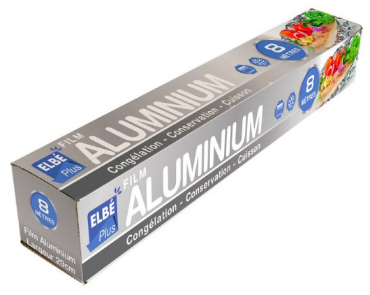 Rouleau d'aluminium ménager de 20m pour la conservation des aliments