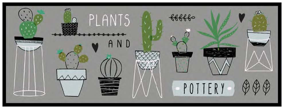 Tapis Velvet Plants & Potery 45x150cm sur Cintre