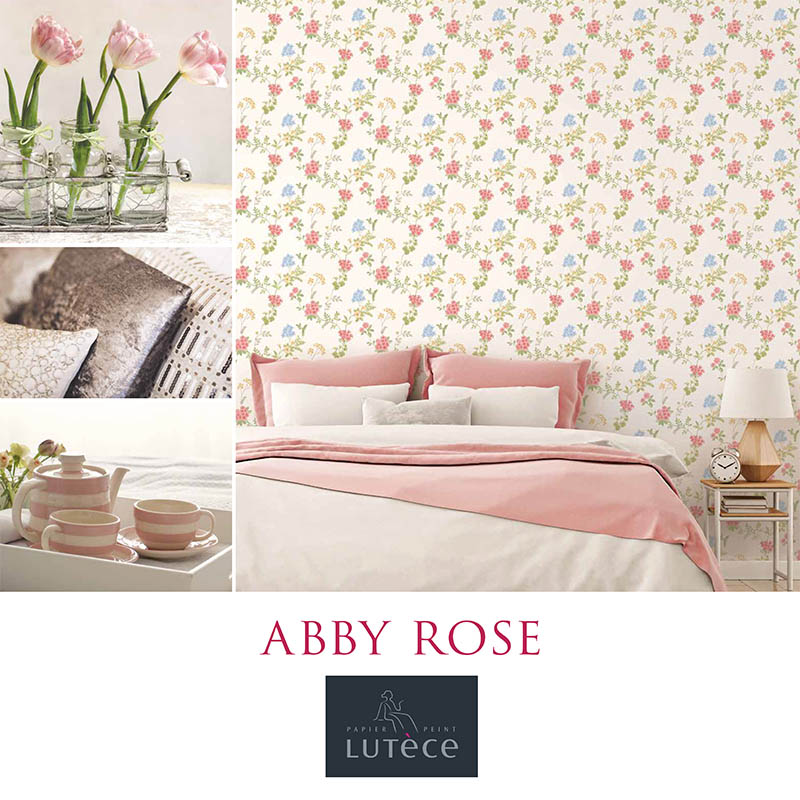 Album de collection papiers peints Abby Rose 4 avec échantillons de motifs et textures