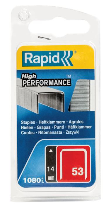 Agrafes 53 Haute Performance Galvanisées 14 mm Boite de 1080