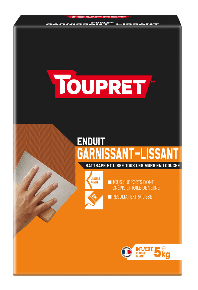 Enduit Garnissant Lissant 2en1 poudre 5kg TOUPRET | DOD