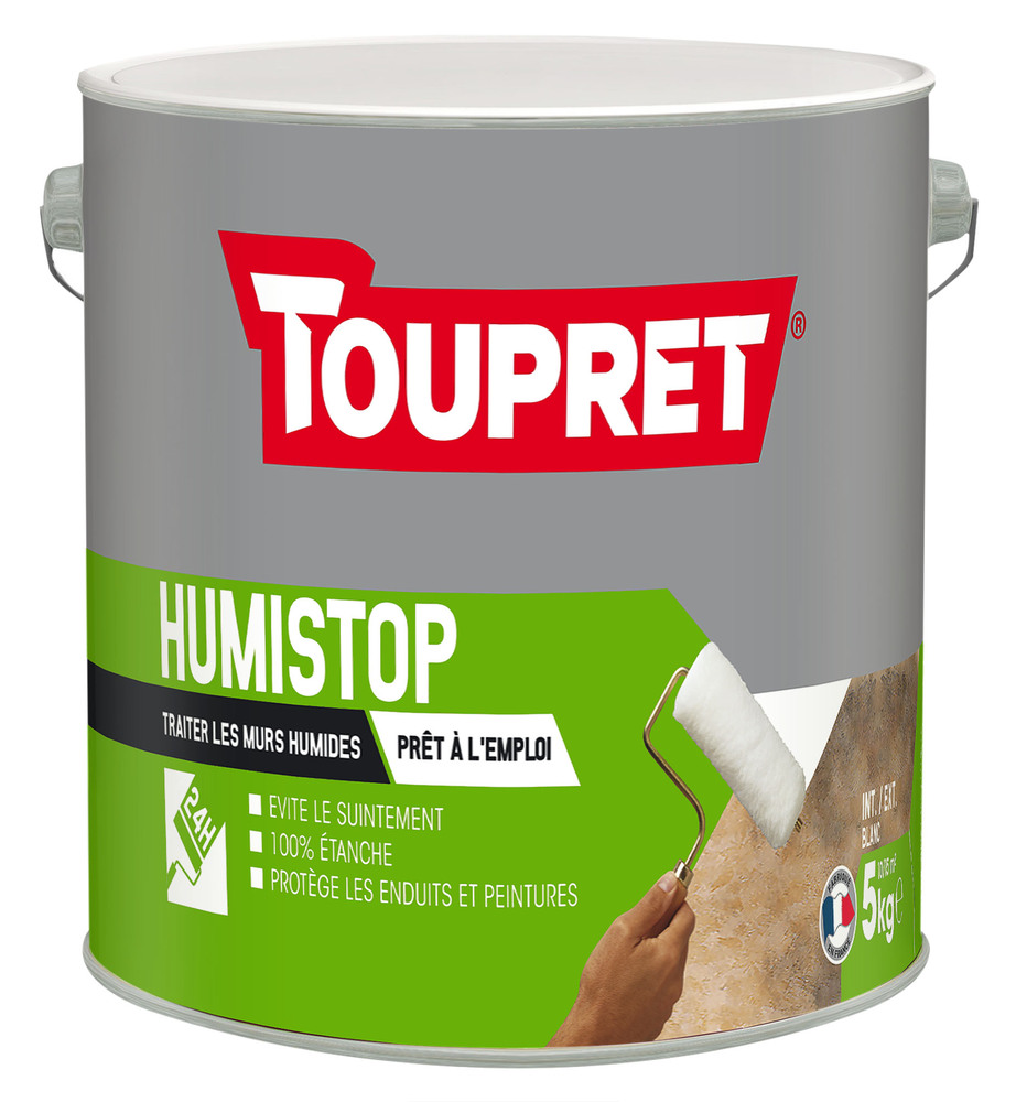 Enduit Humistop Pour Murs Humides 5kg TOUPRET DOD