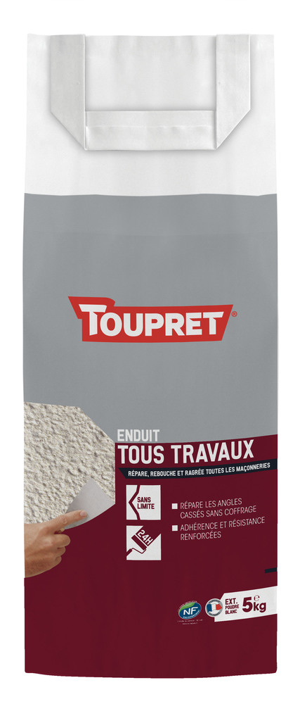 Enduit Tous Travaux poudre 5kg TOUPRET | DOD