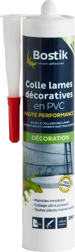 Colle lames Décoratives en PVC cartouche de 290ml