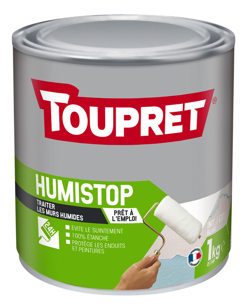 Enduit Humistop Pour Murs Humides 1kg TOUPRET DOD