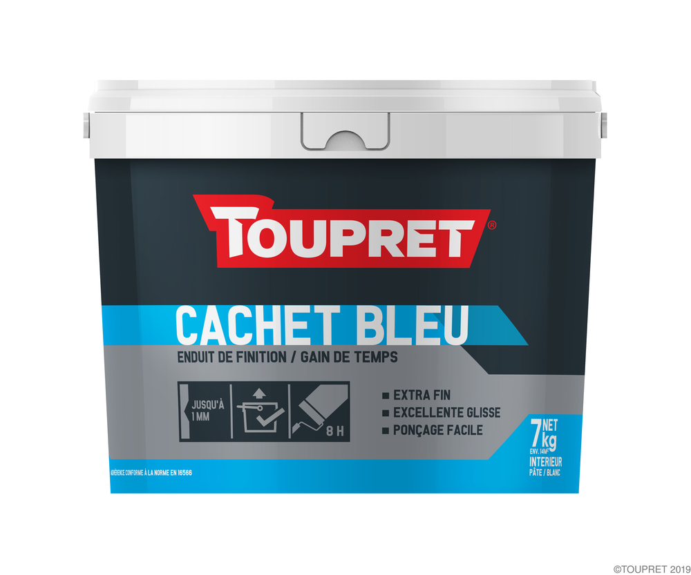 Enduit de Finition Cachet Bleu en Pâte 7 kg