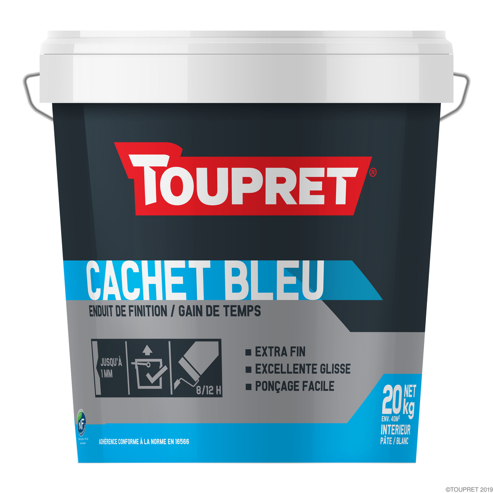 Enduit de Finition Cachet Bleu en Pâte 20 kg