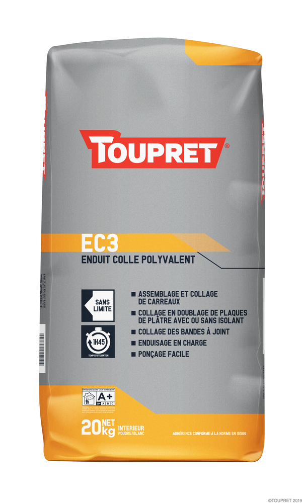 Enduit colle polyvalent EC3 en poudre 20kg