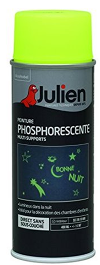 Aérosol Multi-supports Phosphorescent 400ml Jaune