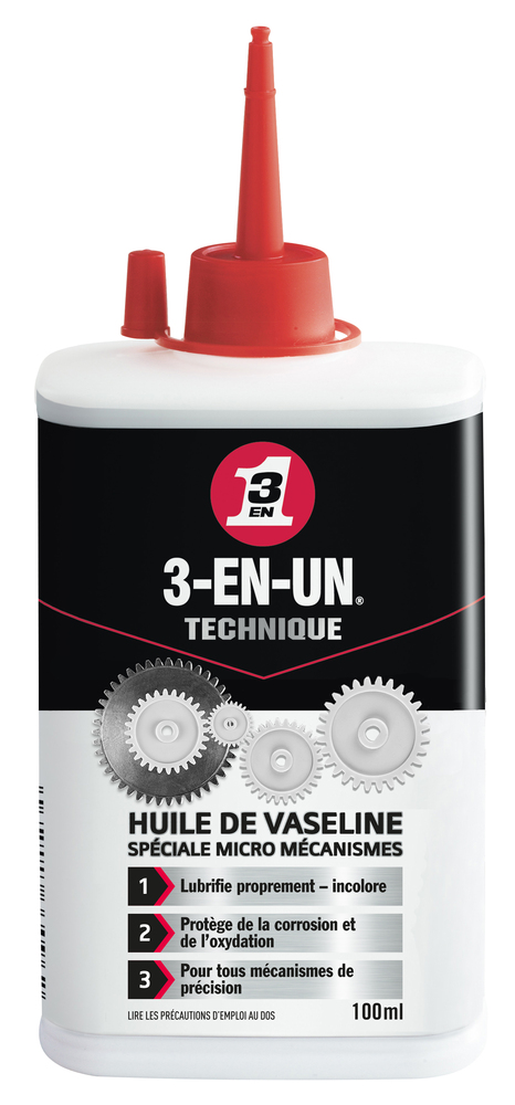 Huile de Vaseline 3-EN-UN Technique 100 ml