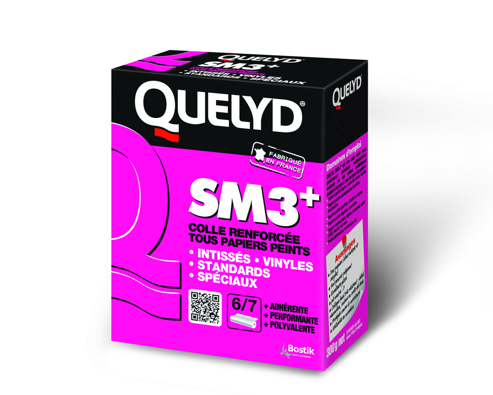 SM3+ : Colle Renforcée Tous Papiers Peints 300g