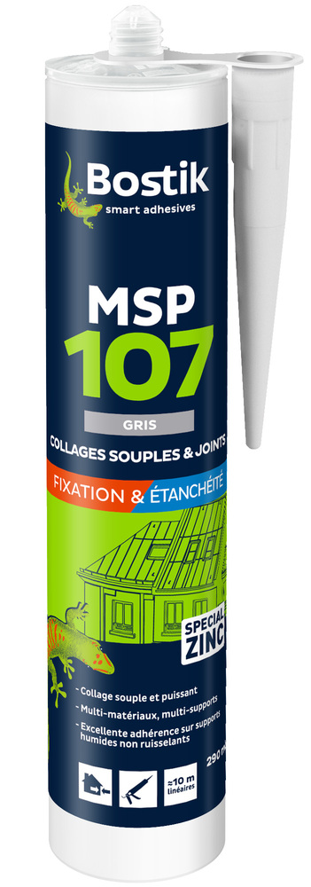 Mastic Polymère MSP 107 290 ml Gris