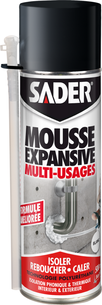Mousse Expansive Polyuréthane Multi-Usage 500ml 