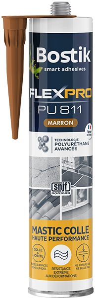 FlexPro PU811 Mastic Colle Marron 300ml