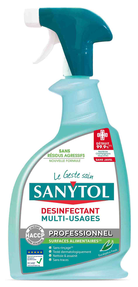 Désinfectant Multi-Usage Professionnel Vaporisateur de 750 ml