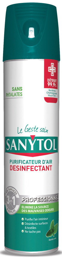 Désinfectant Purificateur d'Air Aérosol 600 ml