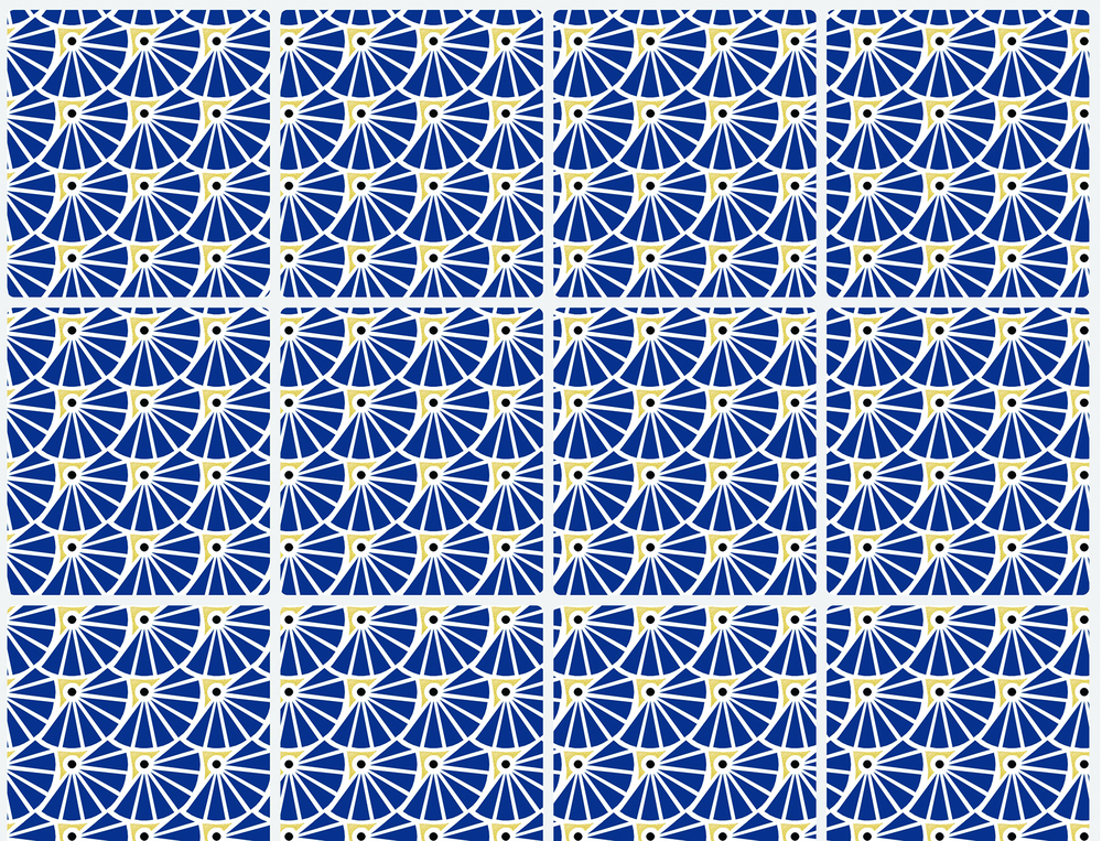 Carrelage Adhésif 3D Manon Bleu